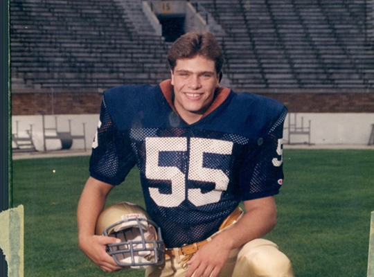 patient mark nigro posing for photo 